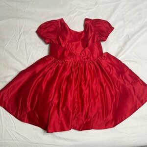 Janie and Jack Vibrant Red Dress